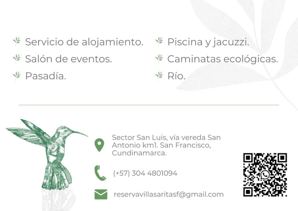 Hotel Campestre Villa Sarita San Francisco  Kültér fotó